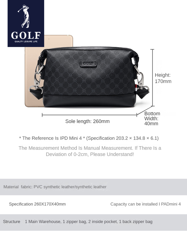 GOLF single shoulder bag man h - Golf Equipment Stores ulasan dan harga
