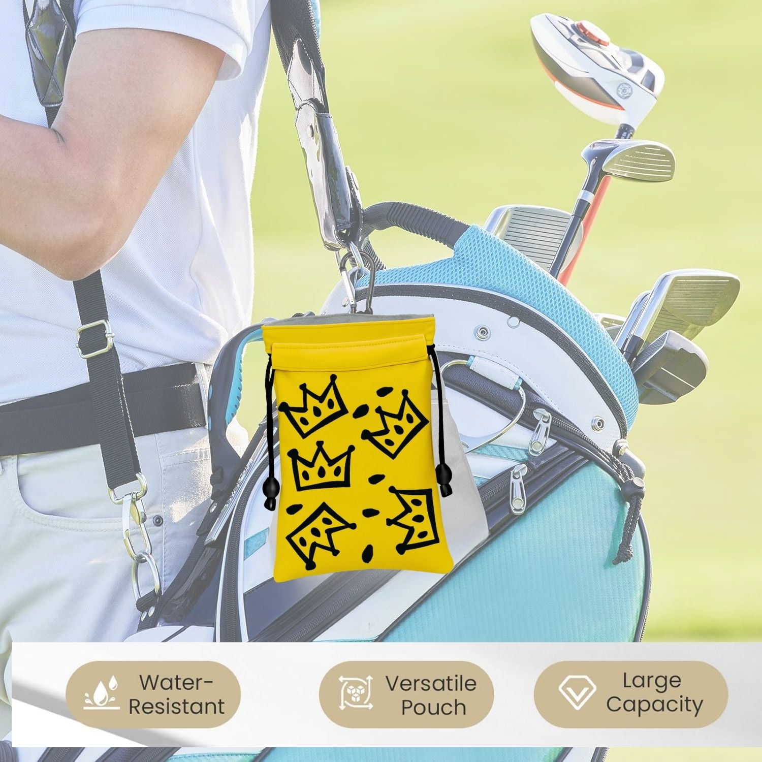 Crown Golf Valuable Item Bag,  - Golf Equipment Stores ulasan dan harga