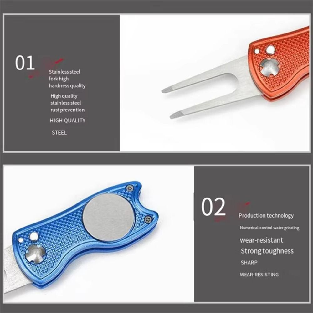 Magnetic Marker Golf Divot Rep - Divot Repair Tool ulasan dan harga