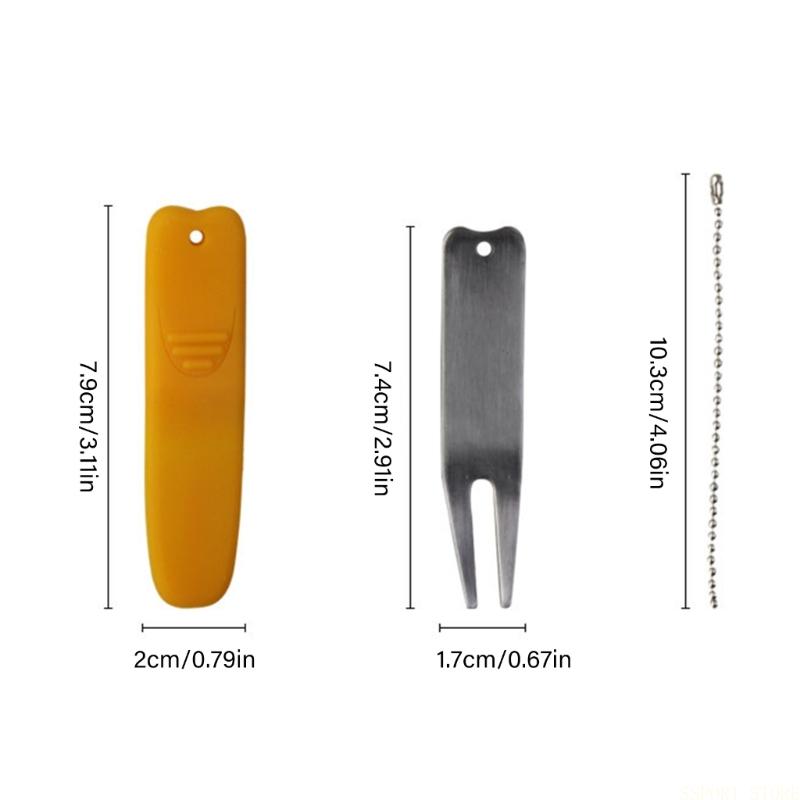 U2JB Golf Fork Golf Mark Golf  - Divot Repair Tool ulasan dan harga