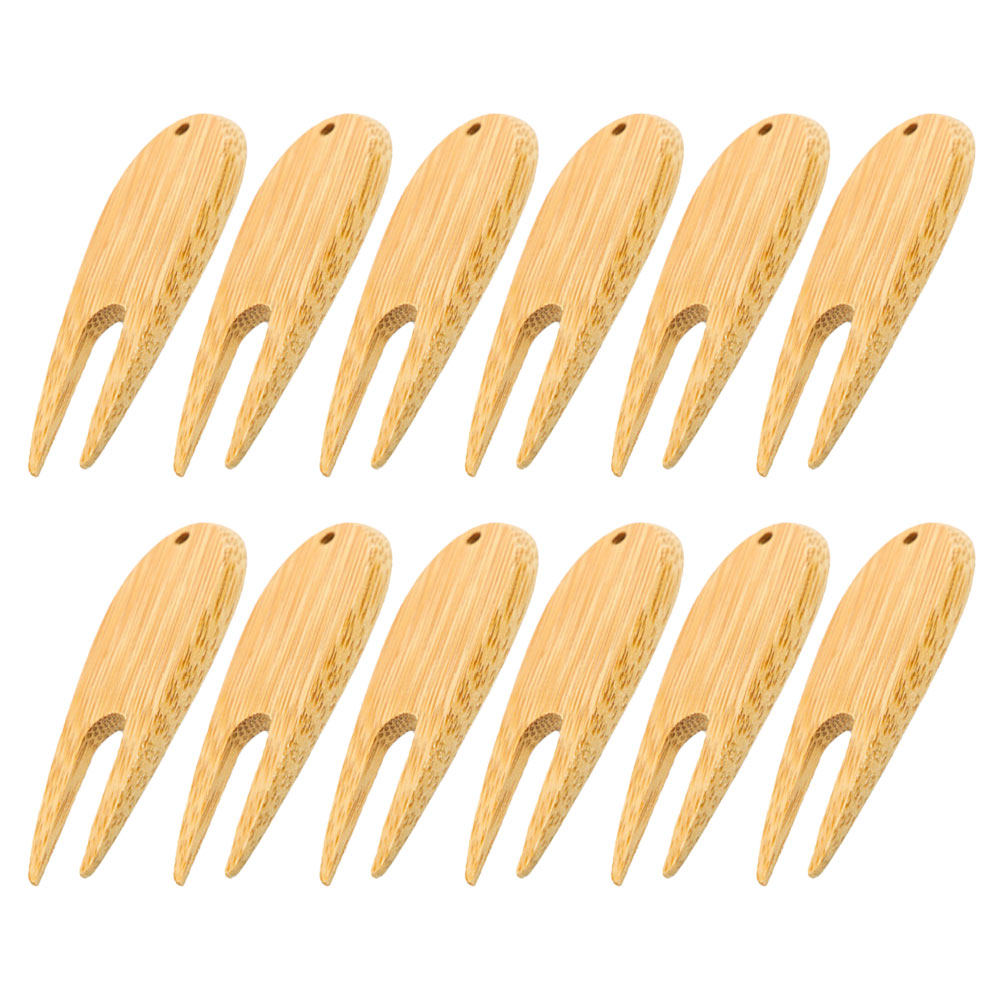 12Pcs Wooden Golf Divot Repair - Divot Repair Tool ulasan dan harga