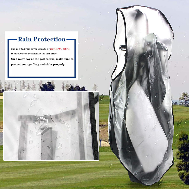 1Pc Golf Bag Cover With Zipper - Golf Equipment Stores ulasan dan harga