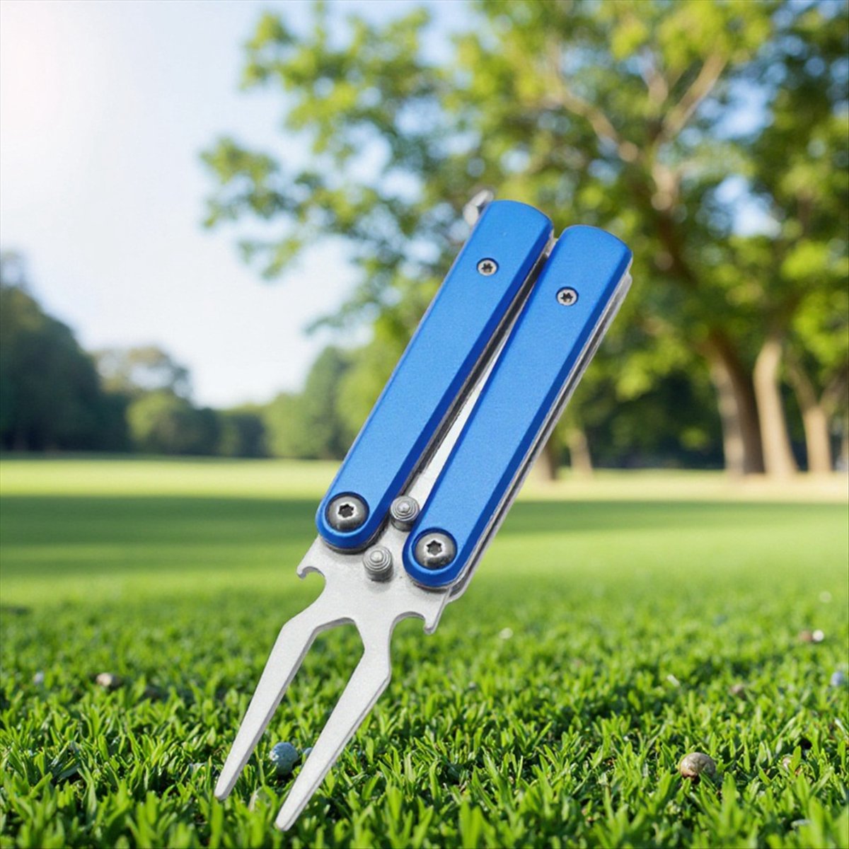 T34C Golf Alloy Forks Golf Div - Divot Repair Tool ulasan dan harga