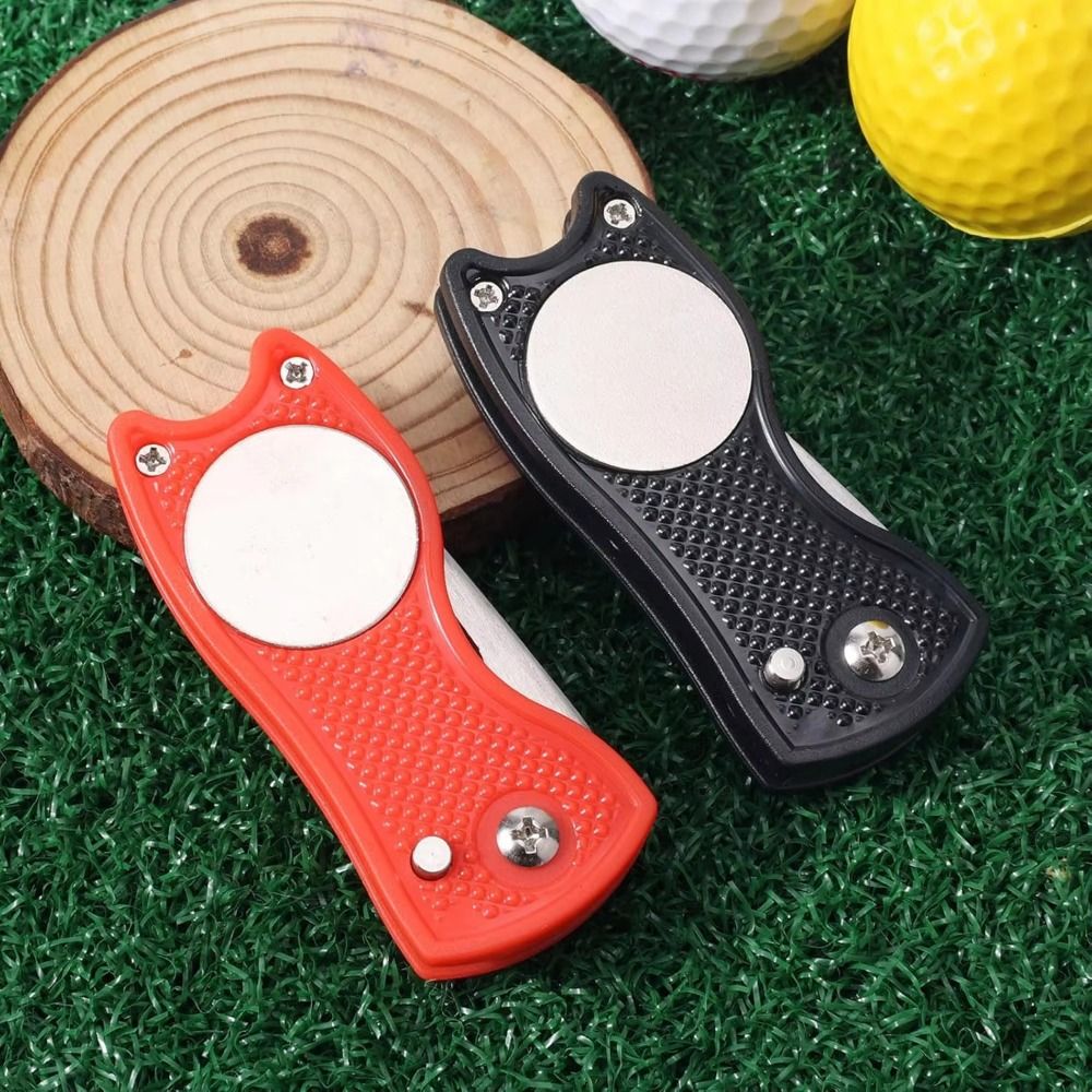 Magnetic Marker Golf Divot Rep - Divot Repair Tool ulasan dan harga