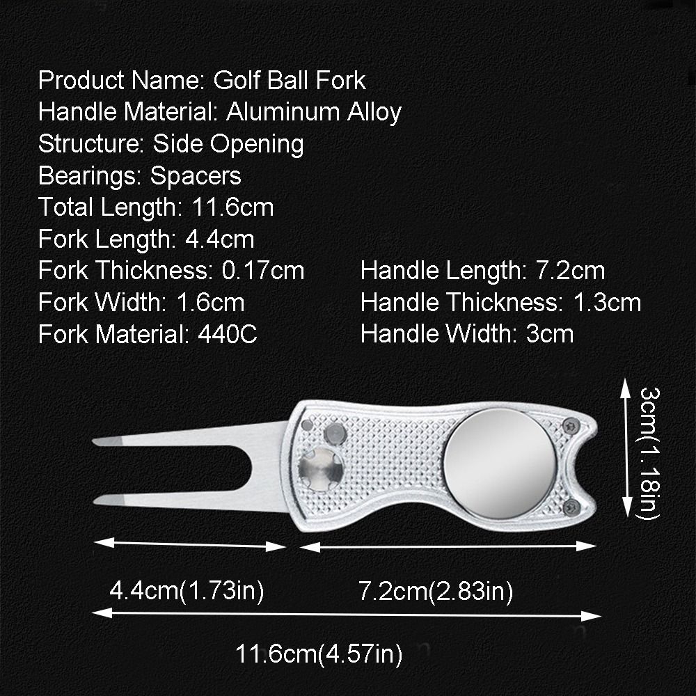 Magnetic Marker Golf Divot Rep - Divot Repair Tool ulasan dan harga